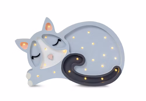 Little Lights, Nattlampe til barnerommet, Katt grå