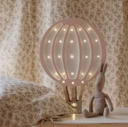 Little Lights, Nattlampe til barnerommet, Rosa luftballong