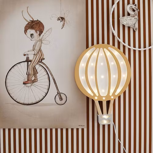 Little Lights, Nattlampe til barnerommet, Luftballong mustard