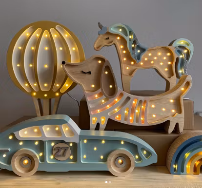 Little Lights, Nattlampe til barnerommet, Luftballong mustard