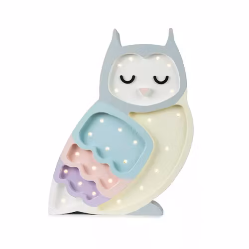 Little Lights, Nattlampe til barnerommet, Uggle pastell