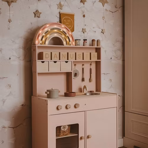 Little Lights, Nattlampe til barnerommet, Regnbue Golden rose