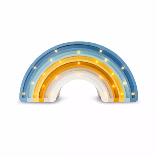 Little Lights, Nattlampe til barnerommet, Regnbue Denim Blue