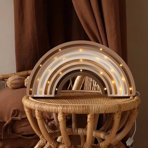 Little Lights, Nattlampe til barnerommet, Regnbue Cappuccino