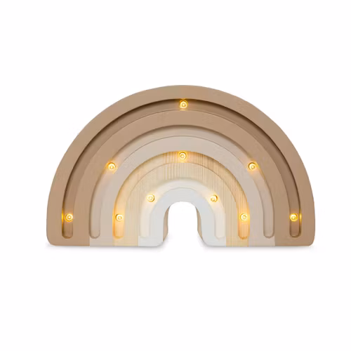 Little Lights, Nattlampe til barnerommet, Regnbue MINI Cappuccino
