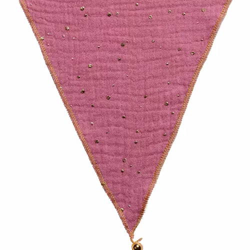 Babylove, vimpel til barnerommet, pink