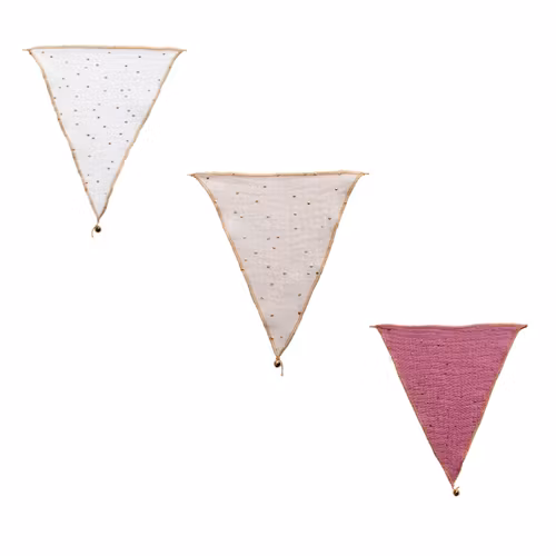 Babylove, vimpel til barnerommet, Pink mix