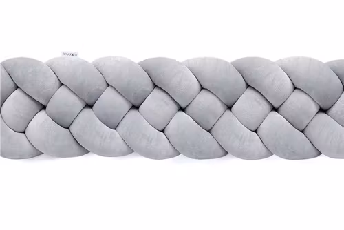 Sengekant flettet, Grey