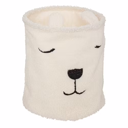 Oppbevaringskurv White Teddy