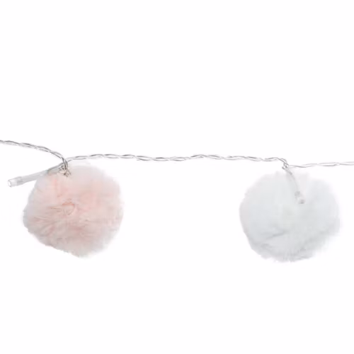 Lysslynge pompom, flerfarget