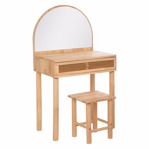 Speilbord med krakk til barnerommet, natur