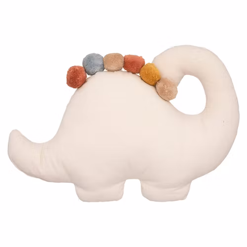 Pute med pompom, dino