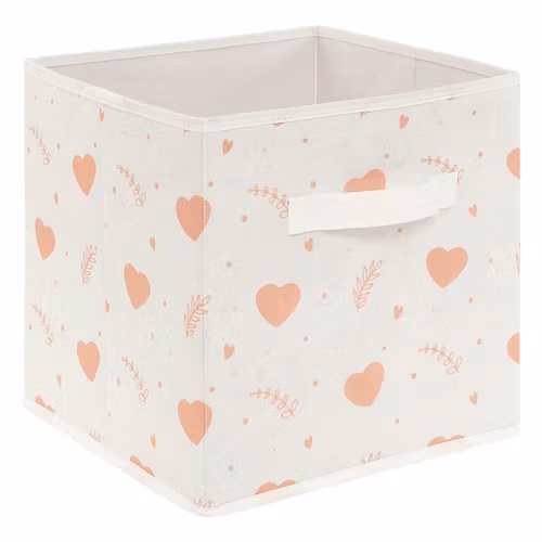Oppbevaringskurv Hearts, 2-pack