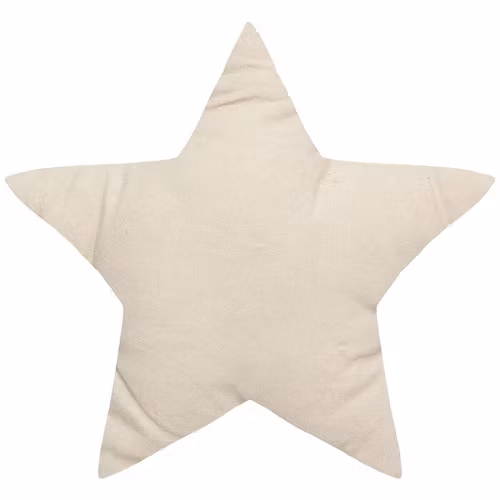 Beige pute, stjerne