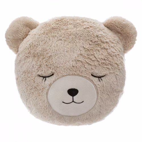 Beige pute, teddy