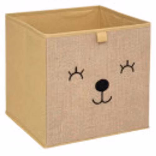 Oppbevaringskurv jute teddy