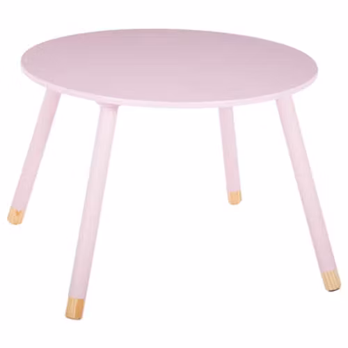 Rosa trebord til barnerommet