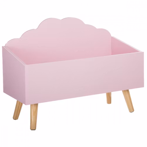 Oppbevaringsboks sky til barnerommet, rosa