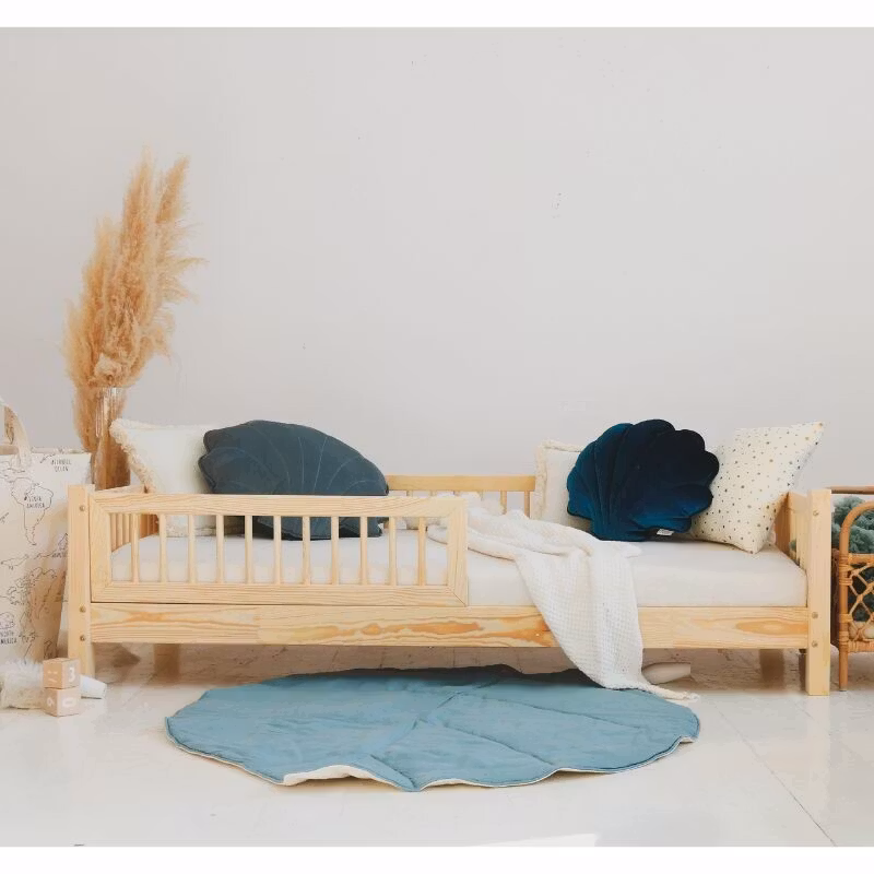 Barneseng Alex 80x160 cm med sengegrind