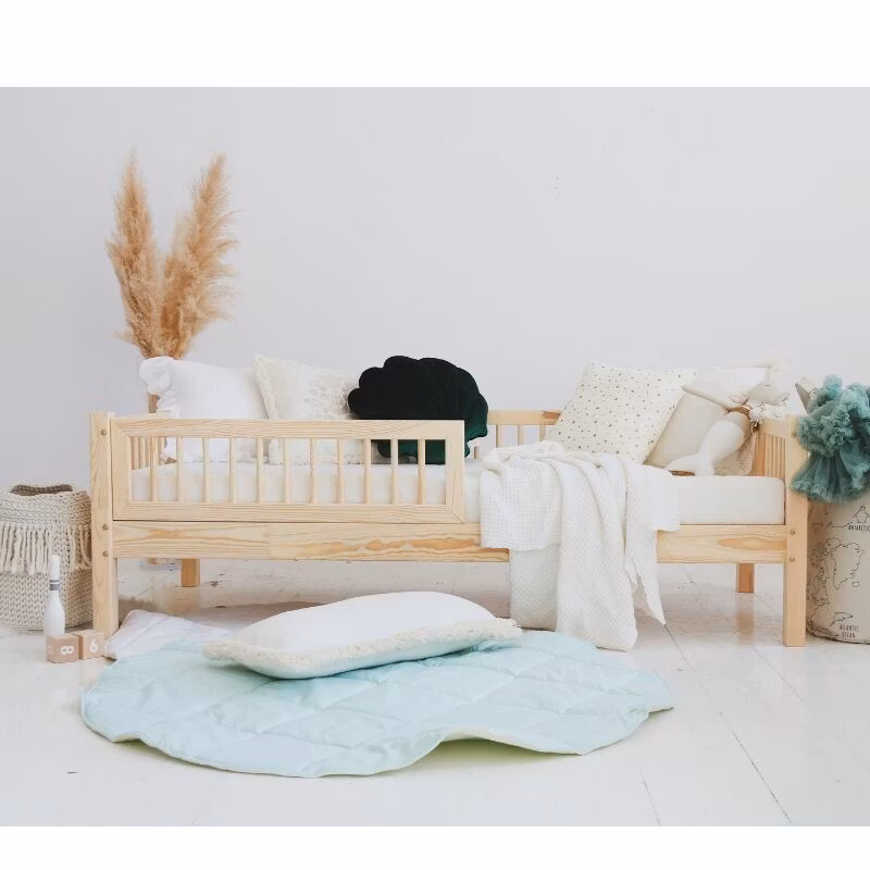 Barneseng Alex 80x160 cm med sengegrind