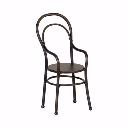Maileg, stol med armlener sort
