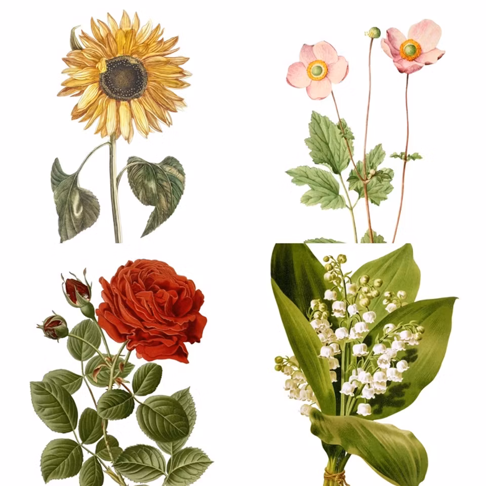 Blomsterkassen - bred botten