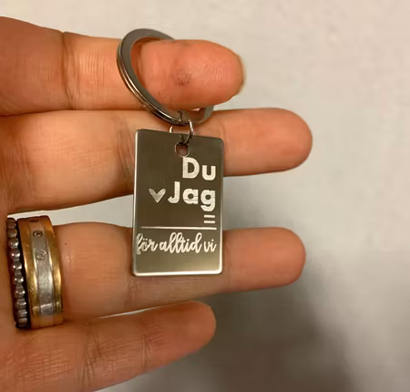 Nyckelring: 30x20mm