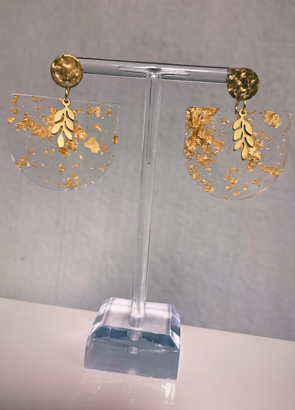 Örhängen: Glitter flingor