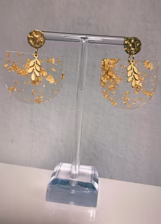 Örhängen: Glitter flingor