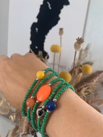 ”Godis”armband - grön