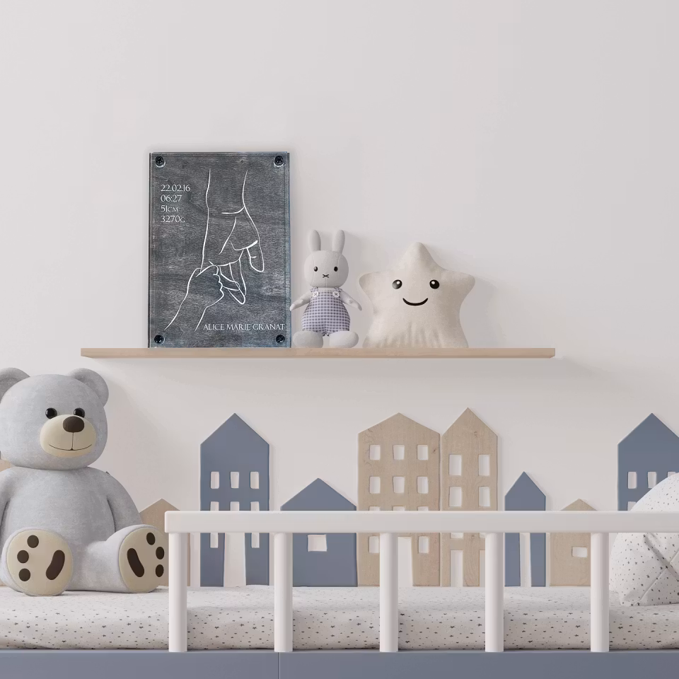 Trätavla - födelse