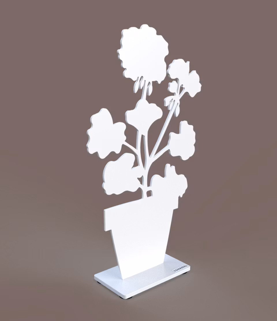 Plåt - Pelargon, 30cm