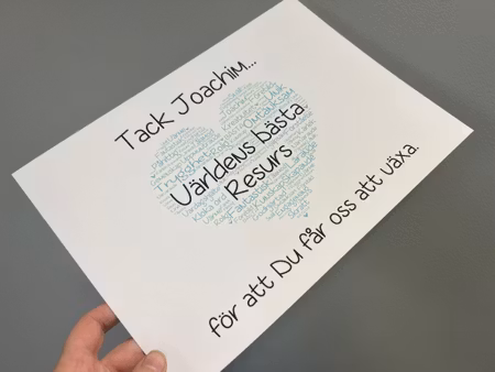 Posters A4 - hjärta