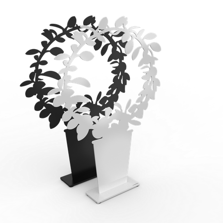 Plåt - Hoya/Porslinsblomma