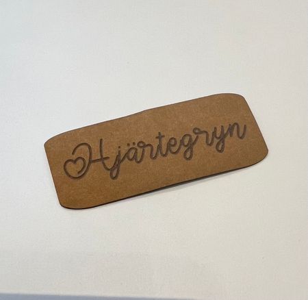Etiketter - Veganst läder