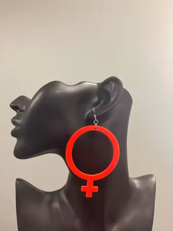 Örhängen - stor kvinnosymbol