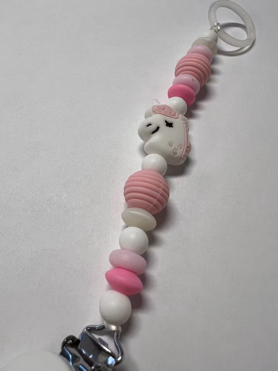 Napphållare: unicorn rosa
