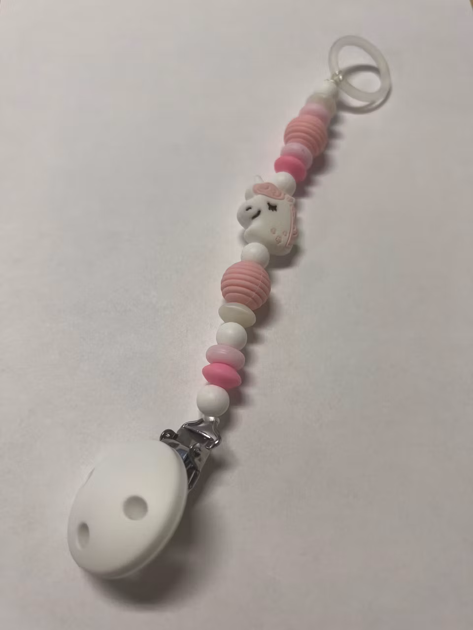 Napphållare: unicorn rosa