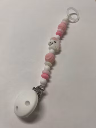 Napphållare: unicorn rosa