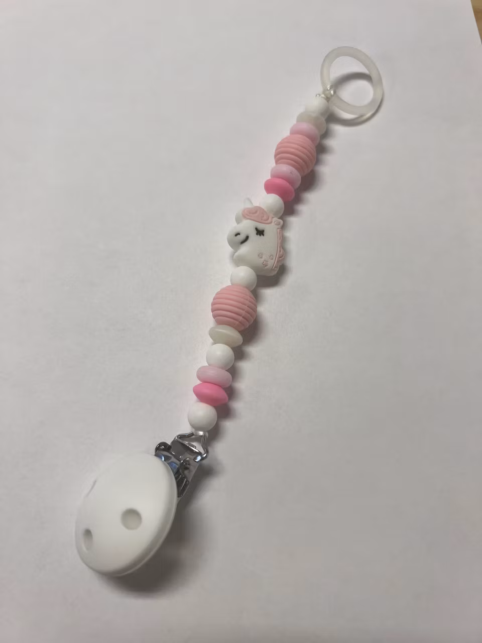 Napphållare: unicorn rosa
