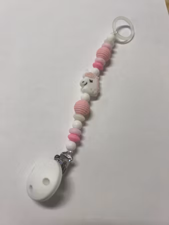 Napphållare: unicorn rosa
