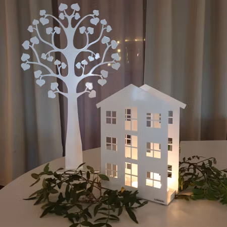 Plåt: 3våningshus