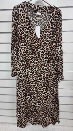 Vila: Leopard klänning stl.36