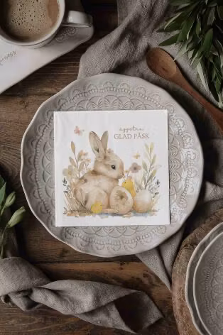 Servetter: GLAD PÅSK