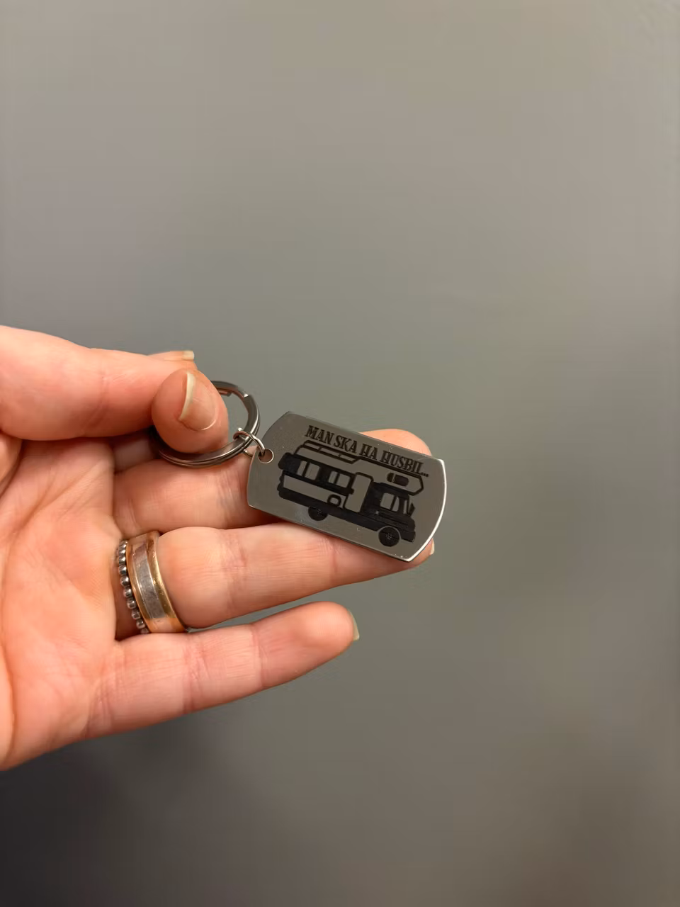 Nyckelring: dogtags