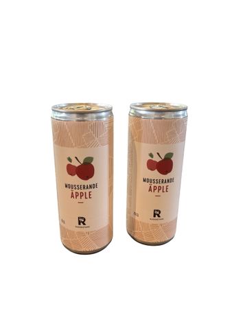 Mousserande äppelmust på burk 33cl