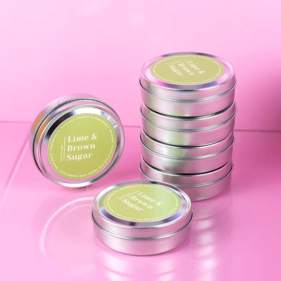 Doftljus: Nordtrice Lime/brunt socker