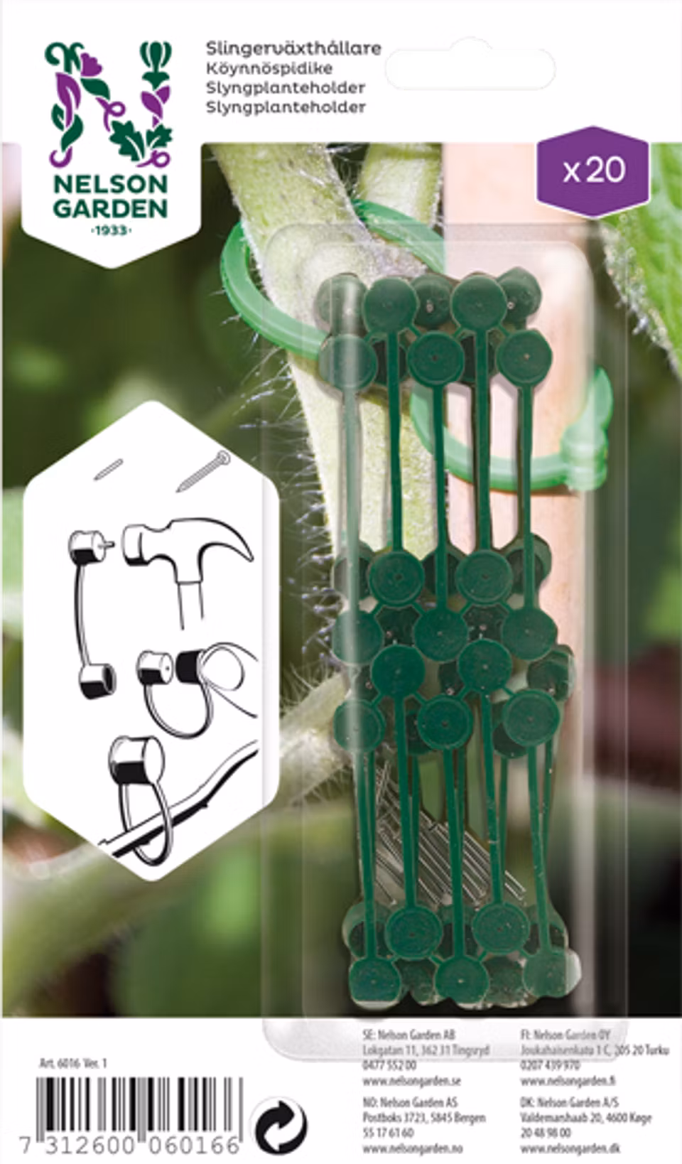 Slingerväxthållare