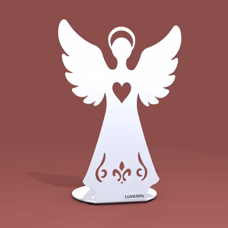Ängel med ljusplatta