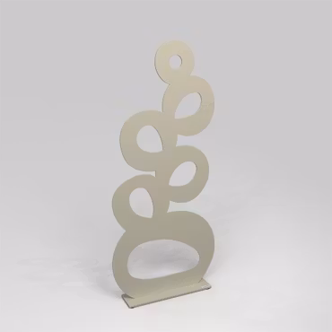 Krumelur 6 ringar 65 cm greige